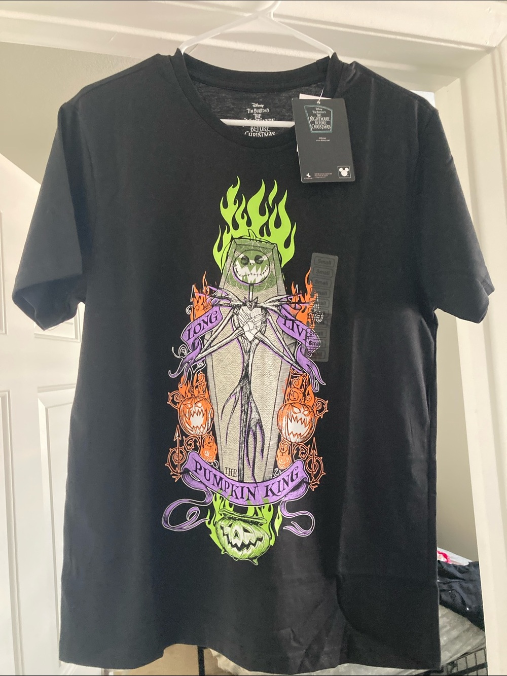 Disney The Nightmare Before Christmas Black 'Pumpkin King' Graphic Tee